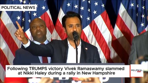 Following Trump's victory, Vivek Ramaswamy slammed at Nikki Haley during a rally in New Hampshire