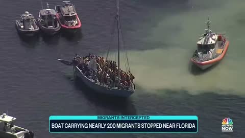 Boat Carrying Nearly 200 Migrants Stopped Near Florida