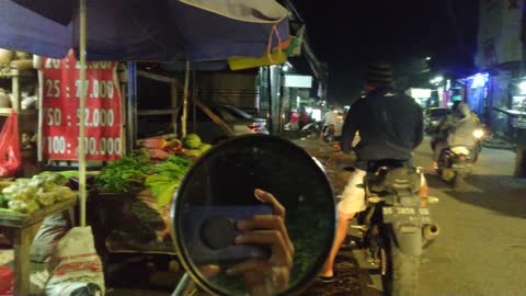 Traditional market of indonesia