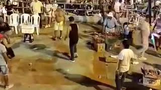 Pelea en festividades de la Virgen del Carmen en Blas de Lezo