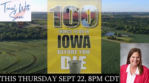 100 Things To Do In Iowa Before You Die - Sara Broers (Book Author) Promo