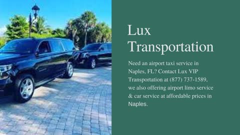 VIP Transportation Naples FL