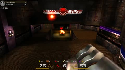 Quake Live with the regular Hunter (NM) after a few weeks pause.