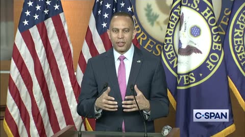 Minority Leader Hakeem Jeffries taunts House Republicans