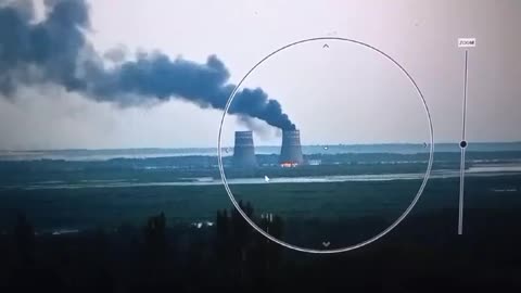 A fire broke out at the Zaporizhzhya Nuclear Power Plant in Enerhodar, Ukraine