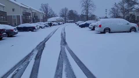 Snow in Nashville Tennessee