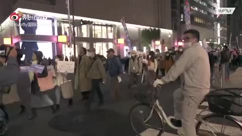 Protest against US 2020 election fraud in Japan