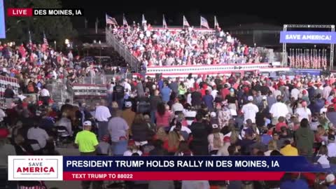 President Donald J Trump in Des Moines, IA 10-9-21