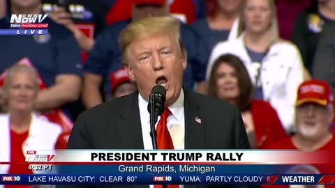Trump on Schiff. During #MAGA Rally in Grand Rapids, MI. 2019