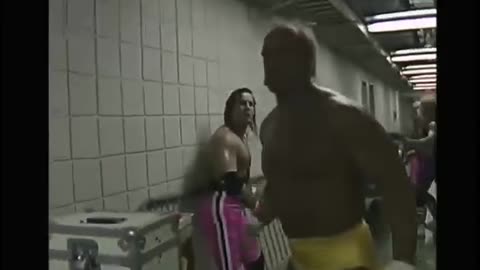 Hulk Hogan Confronts Bret Hart & Shawn Michaels
