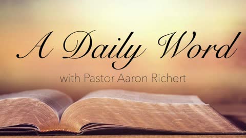 A Daily Word - November 9