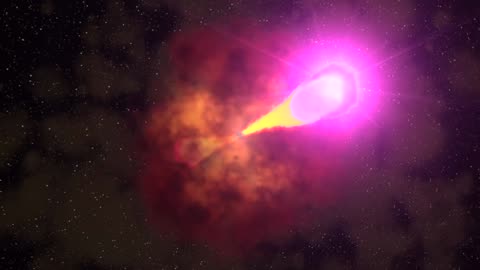 Overview Animation of Gamma-ray Burst