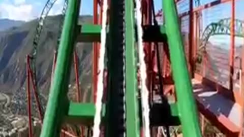 Highest mountain roller coaster