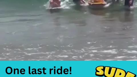 One last ride. Touching!