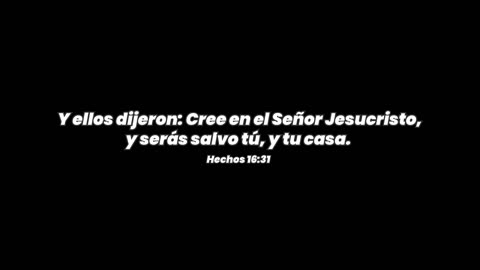 Y ellos dijeron: Cree en el Señor Jesucristo, y serás salvo tú, y tu casa.