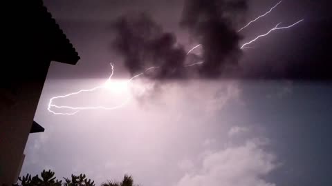 Lightning amazing view