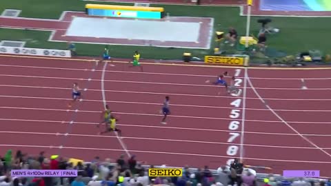 Canada Win,Mens 4x100m ReLay Final | World Athletics Championships 2022