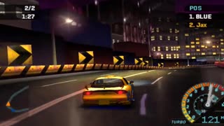 NFS Underground Rivals - Novice Lap Knockout Event 4 Race 2 Silver Difficulty(PPSSP HD)