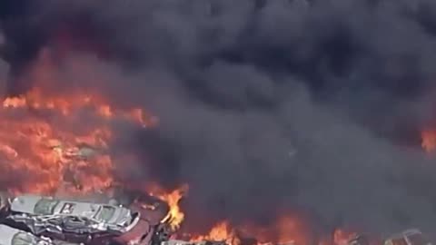 Fire In Lancaster, California, a shelter-in-place order has been issued due to a significant fire