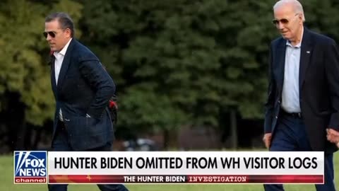 White House omits Hunter Biden from visitor logs ... no logs of any personal guests
