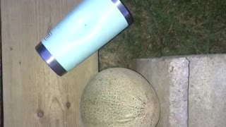 Shooting a yeti cup