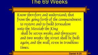 Chuck Missler - Daniel Chapter 9 verses 24-27 study