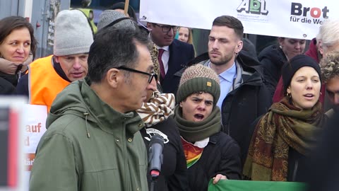 Bauern Demo Übergabe Protestnote an Agrarminister Cem Özdemir 20 Januar 2024