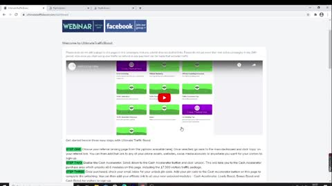 Ultimate Traffic Boost Review And Demo | How To Make Money Online