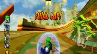 Papu's Pyramid Nintendo Switch Gameplay - Crash Team Racing Nitro-Fueled