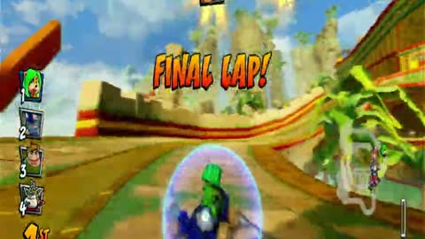 Papu's Pyramid Nintendo Switch Gameplay - Crash Team Racing Nitro-Fueled