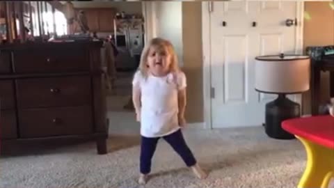 Amazing dancing of Cute baby Girl
