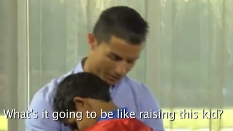 Cristiano Ronaldo funny interview with his son