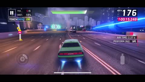 Future Road on Shanghai with Dodge Challenger Extreme Tricks - Asphalt 9 Legends | Street Guru