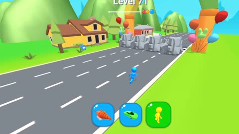 Shape-Shifting All Levels Walkthrough Mobile IOS | Android New Running Games Gameplay Max Level