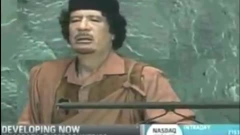 Muammar Gaddafi - Lab Manipulated Viruses & Vaccines - Excerpt from Speech to United Nations 2009