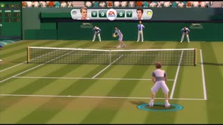 Grand Slam Tennis Online Singles Match (Match 1 of 2 Recorded on 4/17/14)