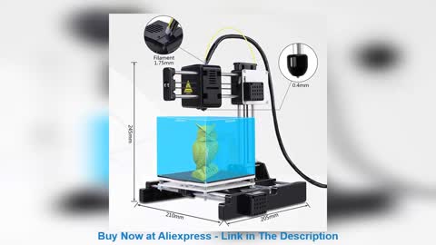 ☄️ EasyThreed 3D Printer Kit Desktop Mini Print Size 100x100x100mm 3D Printing Toy Design Models