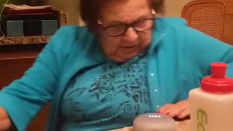 Italian Grandmother using google home