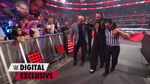 BONUS FOOTAGE: Seth "Freakin" Rollins gets assisted to the back: Raw exclusive, Sept. 18, 2023