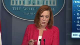 Psaki is asked about the timing release of the 2 Michaels with regards to the Huawei case.