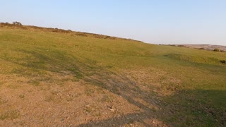 Hiking in Dartmoor on sunny day