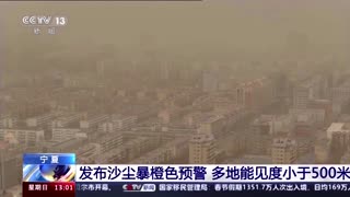 Severe sandstorms hit northwestern China