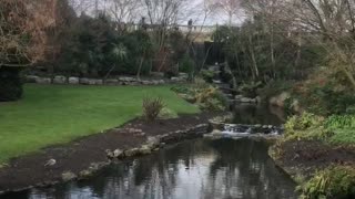 Small Waterfall Hyde park London relaxing and nature