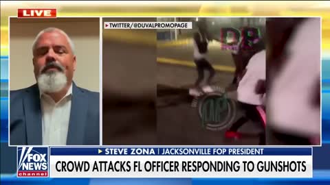 Violent Mob Attacks Florida Cop Armed With A Rifle, FOP President Partially Blames Joe Biden
