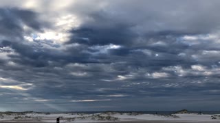 Morning Clouds at the Beach - Timelapse