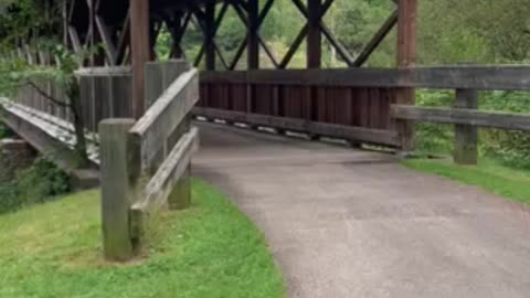 The Covered Bridge at Allegany Red House Beach