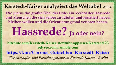 Hass und Hassrede ? Ja oder nein? - Karstedt-Kaiser W016a