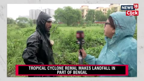 Cyclone Remal Landfall