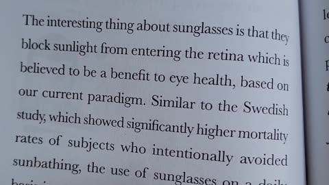 SUNGLASSES CAN DECREASE YOUR HEALTH DRAMATICALLY!