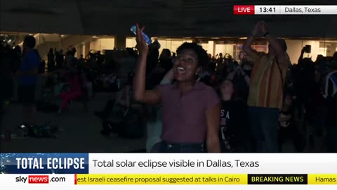 Darkness in Texas From Solar Eclipse April 8, 2024
